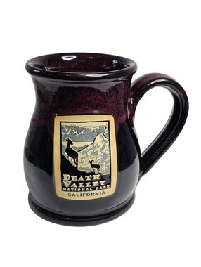 Deneen Pottery Death Valley National Park Coffee Mug Cup Bighorn Sheep USA 2016